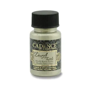 Textilní barva Cadence Dora Textile, met. platinová, 50 ml